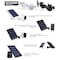 Wasserstein Gutter Mount, for Ring, Arlo, Blink, Reolink Cams, Compatible Solar Panels, White GutterSolarWhtUSA - alternate 7